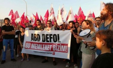 TKP, İstanbul'da demirleyen ABD savaş gemisini protesto etti