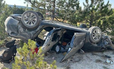 Aynı yöne giden otomobiller çarpıştı: 1’i bebek, 6 yaralı