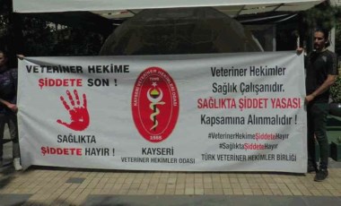 Veteriner hekimler şiddete karşı kliniklerini kapattı