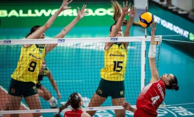 U21 Kadın Voleybol Milli Takımı, Brezilya'ya kaybetti