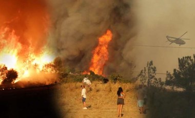 Çanakkale'deki yangın kabusu 2'inci gününde: Onlarca yerleşim yeri boşaltıldı, binlerce kişi tahliye edildi