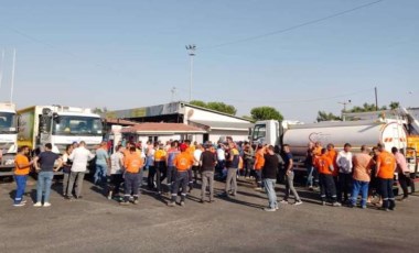 MHP’li belediyede temizlik işçileri greve çıktı!