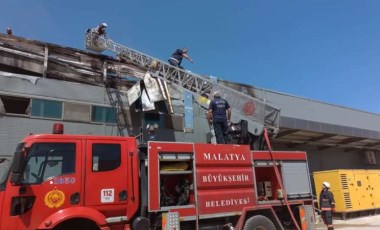 Malatya'da 2. Organize Sanayi Bölgesi'nde iki ayrı yerde yangın!