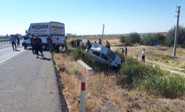 Korkunç kaza... Otomobil takla attı: 1 ölü, 2'si ağır, 4 yaralı