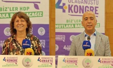 HDP 4'üncü olağanüstü kongresini yaptı: Yeni eş genel başkanlar Sultan Özcan ve Cahit Kırkazak'tan ilk mesaj