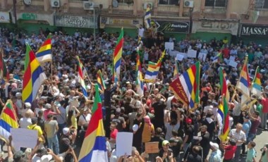 Suriye'de Esad karşıtı protesto