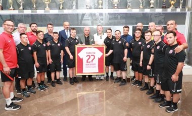 TFF'den Down Sendromlu Futsal Milli Takımı'na ziyaret