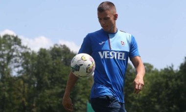 Trabzonspor'da burnu kırılan Filip Benkovic çalışmalara başladı