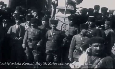 Mustafa Kemal Atatürk’ün Büyük Zafer sonrası Meclis ziyaretine ilişkin nadir görüntüleri paylaşıldı