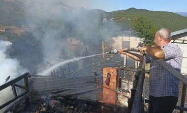 Kastamonu'da 3 ev yandı: Oğlunu yangından kurtarırken yaralandı