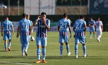 Trabzonspor hazırlık maçında farklı kazandı