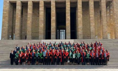 Yargıtay üyelerinden Anıtkabir'e ziyaret