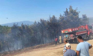 Son Dakika: İzmir'de çıkan orman yangını kontrol altına alındı