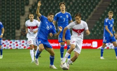 U21 Milli Takımı, İtalya'ya 2-0 mağlup oldu