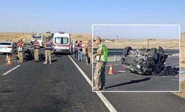 Diyarbakır’da feci kaza! Lastiği patlayan otomobil takla attı, 3 kişi hayatını kaybetti