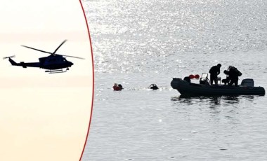 İzmir'de düşen helikopterdeki 3 personelini arama kurtarma çalışmaları sürüyor