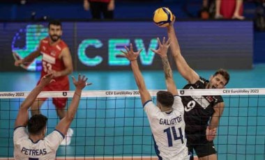 A Milli Erkek Voleybol Takımı, Yunanistan'ı 3-1 yendi