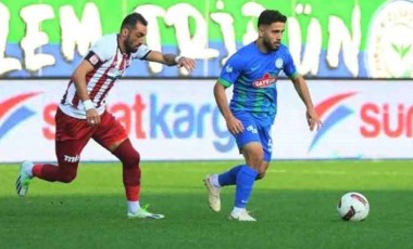 Rize'de kazanan çıkmadı! Çaykur Rizespor 1-1 Sivasspor