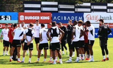 Beşiktaş, Adana Demirspor kamp kadrosunu duyurdu... 5 eksik!