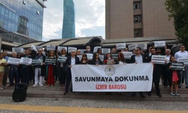 İzmir Barosu, avukata şiddeti protesto etti: Hak arama özgürlüğü tehdit altında