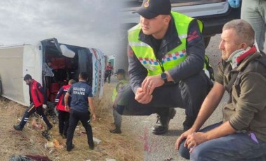 Son dakika... Amasya'da yolcu otobüsü devrildi: Ölü ve yaralılar var!