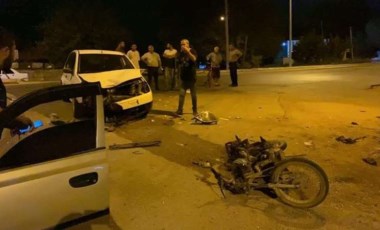 Adana'da otomobil ile motosiklet çarpıştı: 2 yaralı