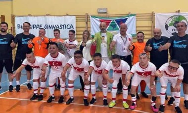 Down Sendromlu Futsal Milli Takımı, Avrupa Şampiyonası'nda İrlanda'yı 5-1 yendi