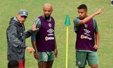 Felipe Melo, oğluyla A Takım antrenmanına çıktı... Gurur dolu anlar yaşadı!