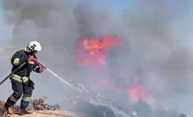 Gaziantep'te orman yangını: Yerleşim yerlerine varmadan kontrol altına alındı