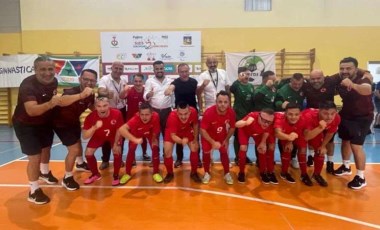 Down Sendromlu Futsal Milli Takımı, Avrupa Şampiyonası'nda finalde!