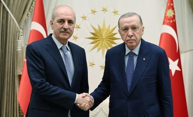 Erdoğan, TBMM Başkanı Numan Kurtulmuş ile bir araya geldi