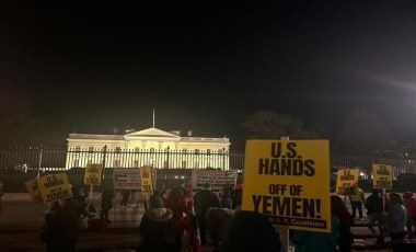 Beyaz Saray önünde toplandılar: Yemen'den elinizi çekin