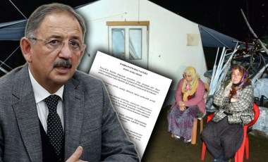 'Çadırda yaşamıyorlar' açıklaması gelmişti... Bakan Özhaseki, Kahramanmaraş Valiliği'ni yalanladı