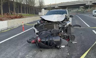 Üsküdar’da feci kaza… 500 metre sürüklenen motosikletli hayatını kaybetti