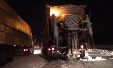 Antalya - Konya karayolunda ulaşıma 'kar' engeli