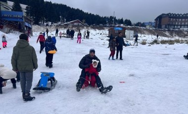 Kış turizmi merkezi 'Beyaz cennet'te sömestr tatili cep yakıyor