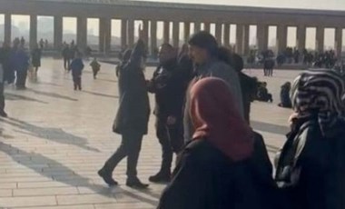 Skandal görüntüler: Anıtkabir'de şeriat sloganları! Şüpheli tutuklandı