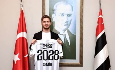 Beşiktaş'ta imzalar atıldı: Semih Kılıçsoy'a yeni sözleşme!