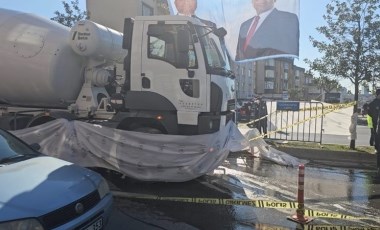 Gaziosmanpaşa'da feci ölüm... Beton mikserinin altında kaldı!