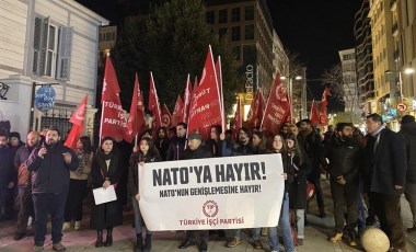 TİP’ten İsveç’in üyeliği görüşülürken protesto: ‘NATO’ya da NATO'nun genişlemesine de hayır!’