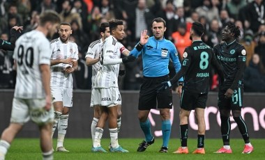 Beşiktaş'tan hakem tepkisi: 'Maçtan kareler'