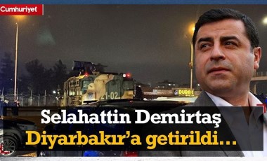 Selahattin Demirtaş annesinin rahatsızlığı nedeniyle Diyarbakır'a getirildi