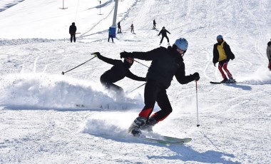 Bitlis'te kayak merkezinde 'sömestir' yoğunluğu