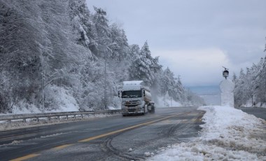 Bolu Dağı'nda kar durdu, ulaşım normale döndü