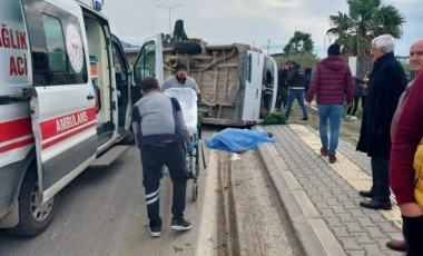 Hatay'da işçi servis minibüsü TIR'a çarptı: 1 ölü, 7 yaralı