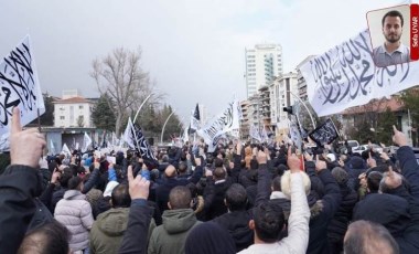 Yargıtay’ın terör örgütü olarak kabul ettiği Hizbuttahrir, polis koruması altında yürüdü: Başkentte hilafet çağrısı