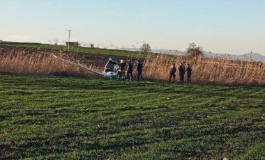 Havada panik anları... Eğitim uçağı mecburi iniş yaptı!