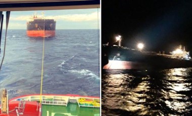 Çanakkale Boğazı'nda sürüklenen tanker kurtarıldı