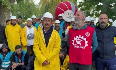 Soma'dan Ankara'ya yürüyen Fernas işçilerine Sivrihisar'da büyük destek