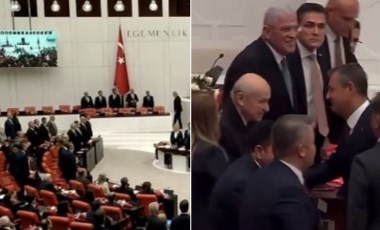 TBMM'de yeni yasama yılı başladı: CHP'liler ayağa kalktı ama alkışlamadı, Bahçeli Özel'le tokalaştı